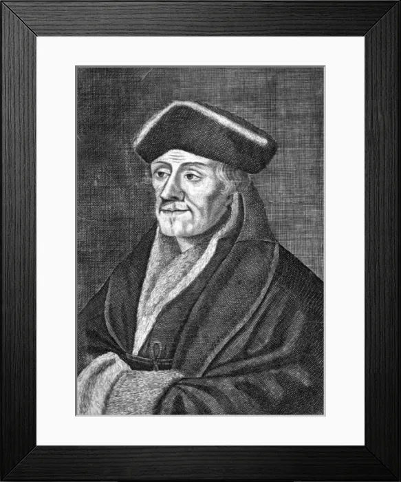 Framed Print : Erasmus / Bouche Framed Print : Erasmus / Bouche
