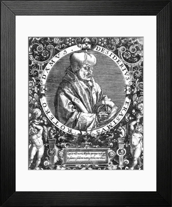 Framed Print : Erasmus / Ornate / Circle Framed Print : Erasmus / Ornate / Circle