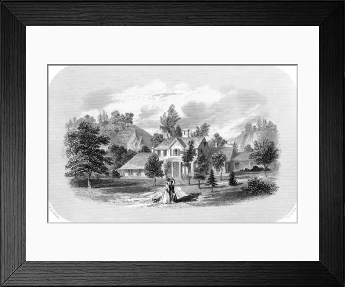 Framed Print : Nath Hawthorne / Old Manse Framed Print : Nath Hawthorne / Old Manse