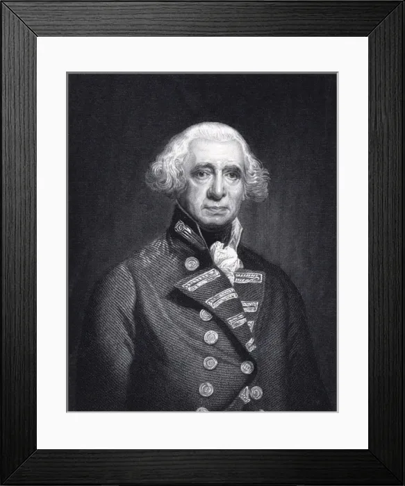 Framed Print : Richard Howe / Finden Framed Print : Richard Howe / Finden