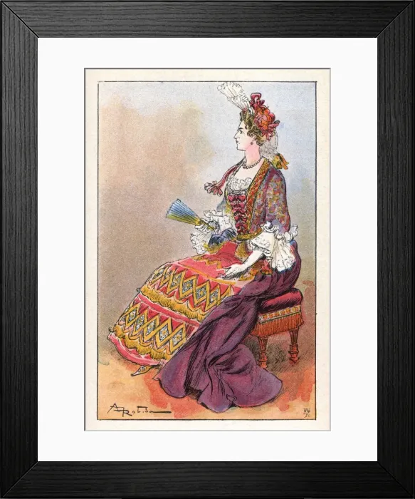 Framed Print : Frenchwoman 1690