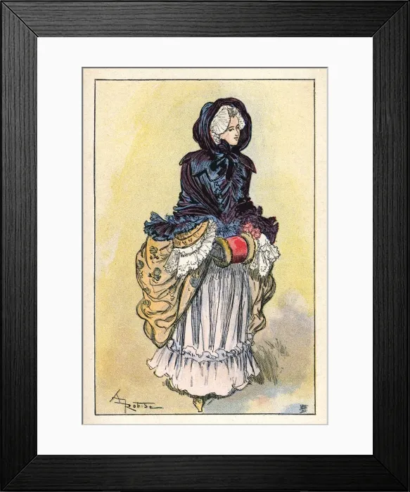 Framed Print : Parisienne 1760 Framed Print : Parisienne 1760