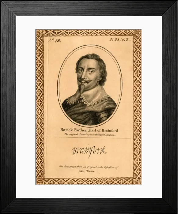 Framed Print : Patrick Ruthven (Anon) Framed Print : Patrick Ruthven (Anon)