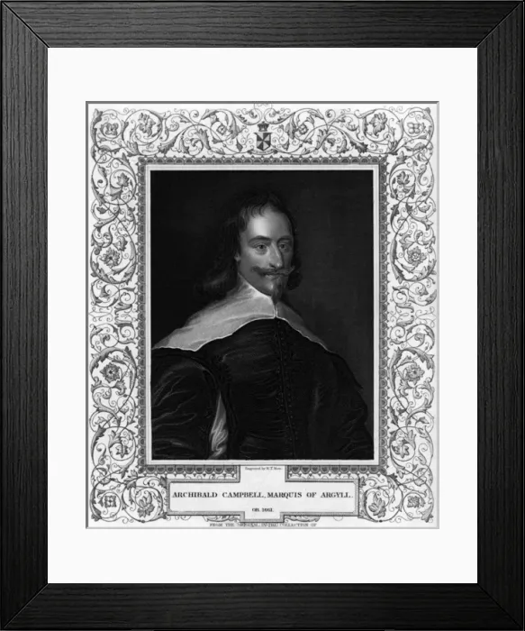 Framed Print : A Campbell of Argyll Framed Print : A Campbell of Argyll