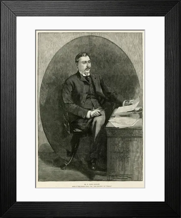 Framed Print : Sir Henry Rider Haggard Framed Print : Sir Henry Rider Haggard