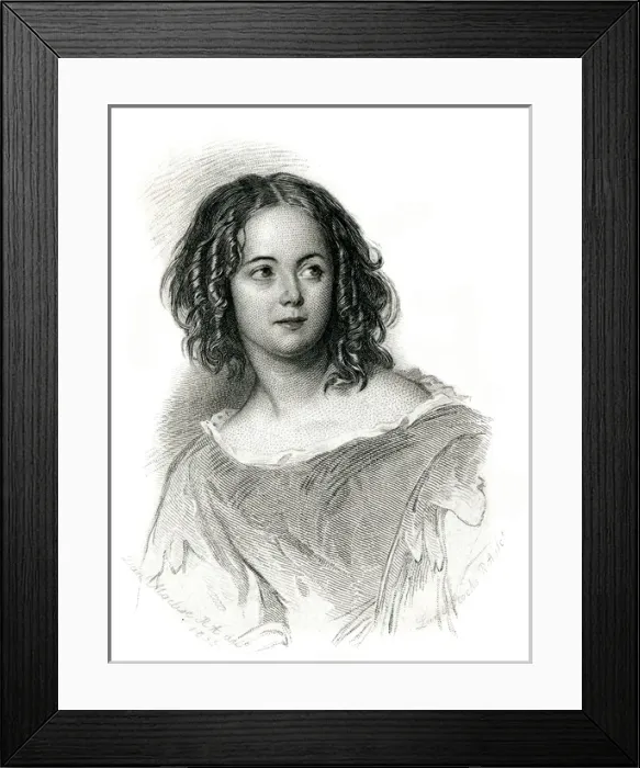 Framed Print : Anna Maria Hall / Maclise Framed Print : Anna Maria Hall / Maclise
