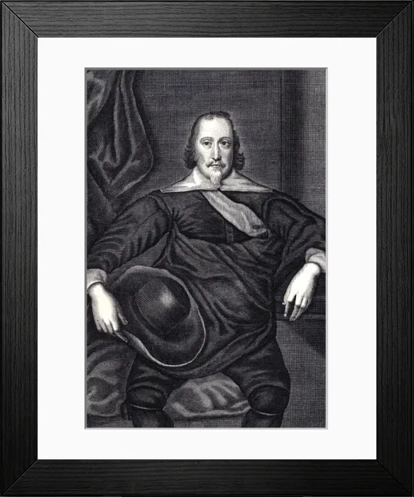 Framed Print : Ralph, Lord Hopton / Gucht Framed Print : Ralph, Lord Hopton / Gucht