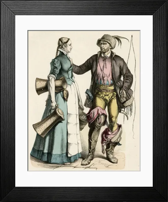 Framed Print : Nuremberg Maid & Carter Framed Print : Nuremberg Maid & Carter