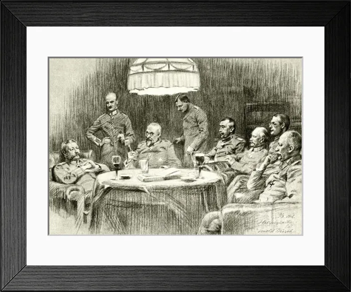 Framed Print : Hindenburg / Round Table Framed Print : Hindenburg / Round Table