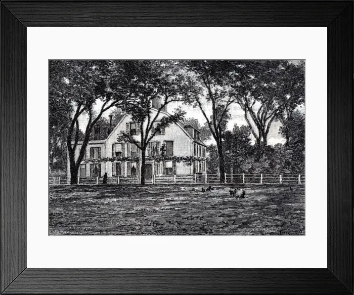 Framed Print : Ow Holmes / Cambridge Mass Framed Print : Ow Holmes / Cambridge Mass
