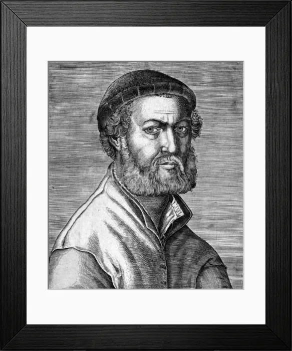 Framed Print : Hans Holbein / Age 45 Framed Print : Hans Holbein / Age 45