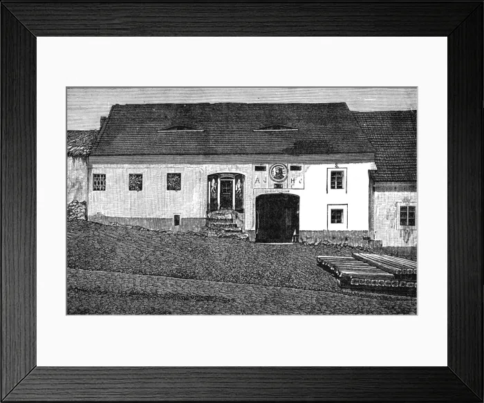 Framed Print : Jan Hus / Birth / Husinec Framed Print : Jan Hus / Birth / Husinec