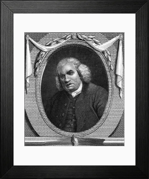 Framed Print : Samuel Johnson / Euro Mag Framed Print : Samuel Johnson / Euro Mag