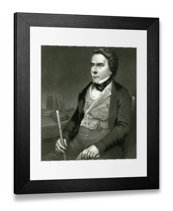 Framed Print : Douglas Jerrold / Sartain Framed Print : Douglas Jerrold / Sartain