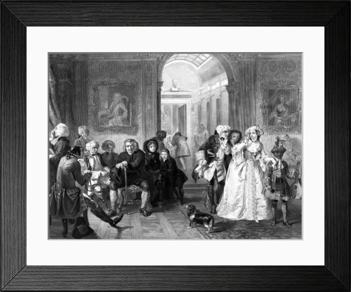 Framed Print : Dr Johnson / Chesterfield Framed Print : Dr Johnson / Chesterfield