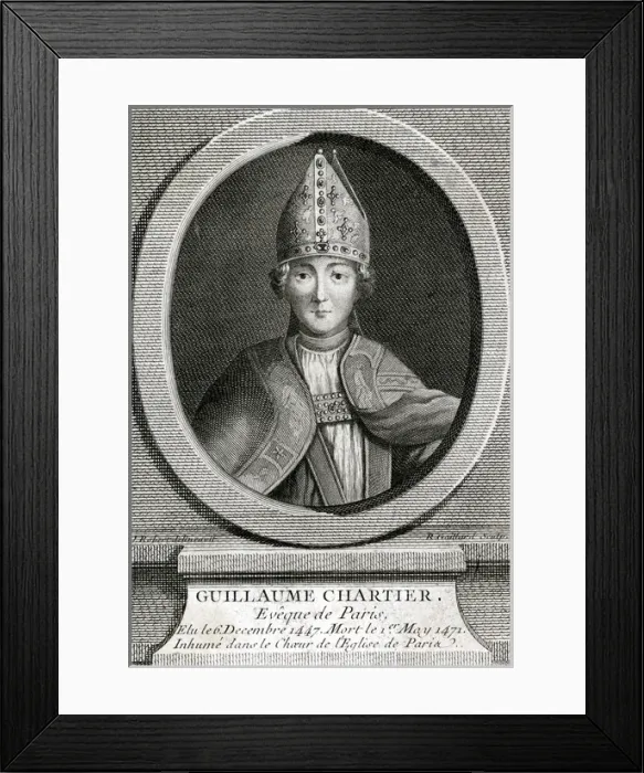 Framed Print : Guillaume De Chartier Framed Print : Guillaume De Chartier