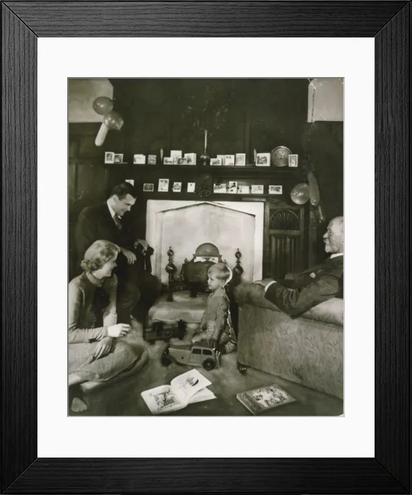 Framed Print : Christmas 1930S Framed Print : Christmas 1930S