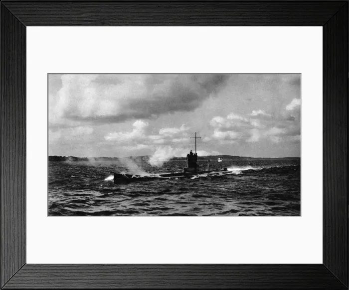 Framed Print : U-Boat - the U-8 Framed Print : U-Boat - the U-8