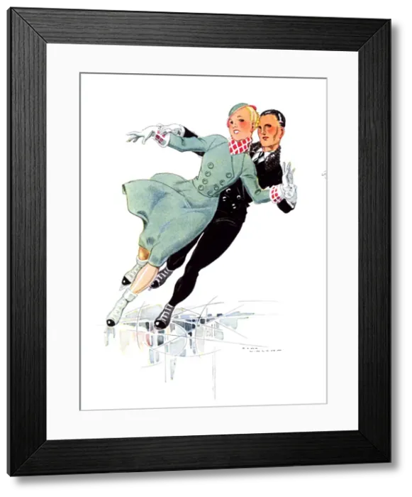 Framed Print : A Waltz Figure / Vincent Framed Print : A Waltz Figure / Vincent