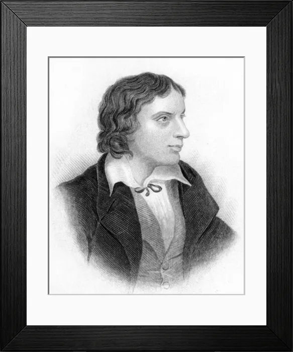 Framed Print : John Keats / F Warne & Co Framed Print : John Keats / F Warne & Co
