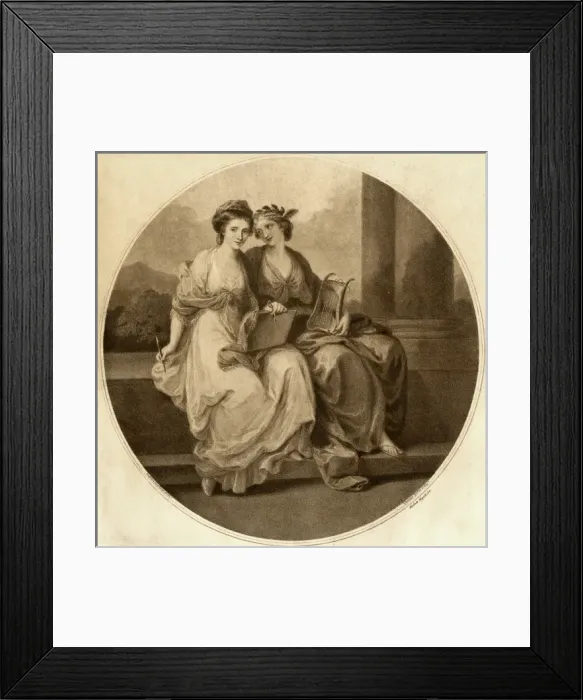 Framed Print : Ang Kauffmann / Allegory Framed Print : Ang Kauffmann / Allegory