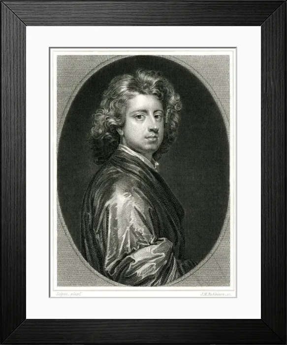 Framed Print : Sir Godfrey Kneller / Self Framed Print : Sir Godfrey Kneller / Self