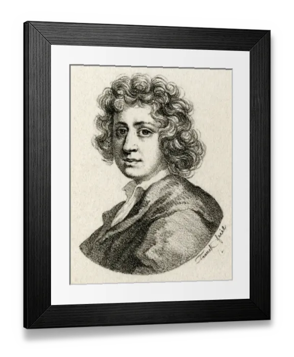 Framed Print : Johann Zacharias Kneller Framed Print : Johann Zacharias Kneller