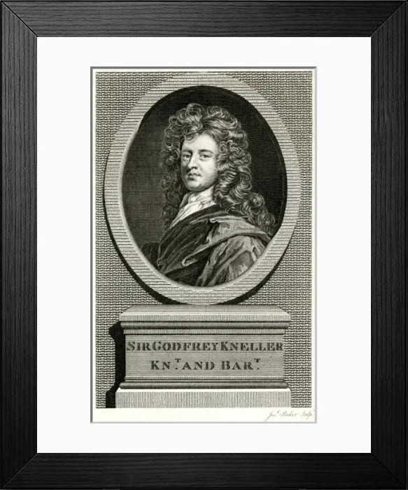 Framed Print : Godfrey Kneller / Baker Framed Print : Godfrey Kneller / Baker