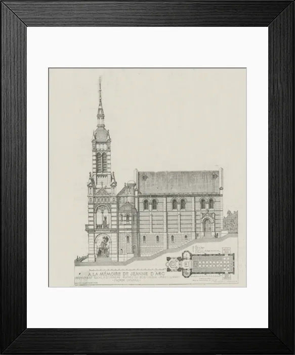 Framed Print : Joan of Arc / Basilica 2 Framed Print : Joan of Arc / Basilica 2