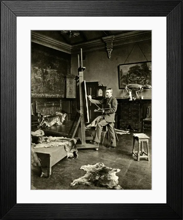 Framed Print : Briton Riviere Studio Framed Print : Briton Riviere Studio