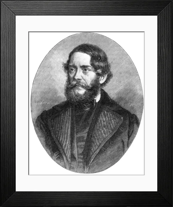 Framed Print : Lajos Kossuth / Anon Oval Framed Print : Lajos Kossuth / Anon Oval