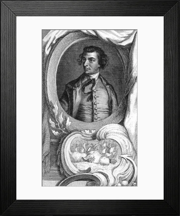 Framed Print : Augustus Keppel / Hinton Framed Print : Augustus Keppel / Hinton
