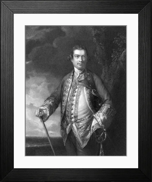 Framed Print : Augustus Keppel / Ryall Framed Print : Augustus Keppel / Ryall
