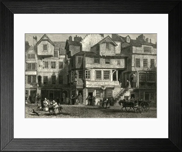Framed Print : John Knox / High St Edin Framed Print : John Knox / High St Edin