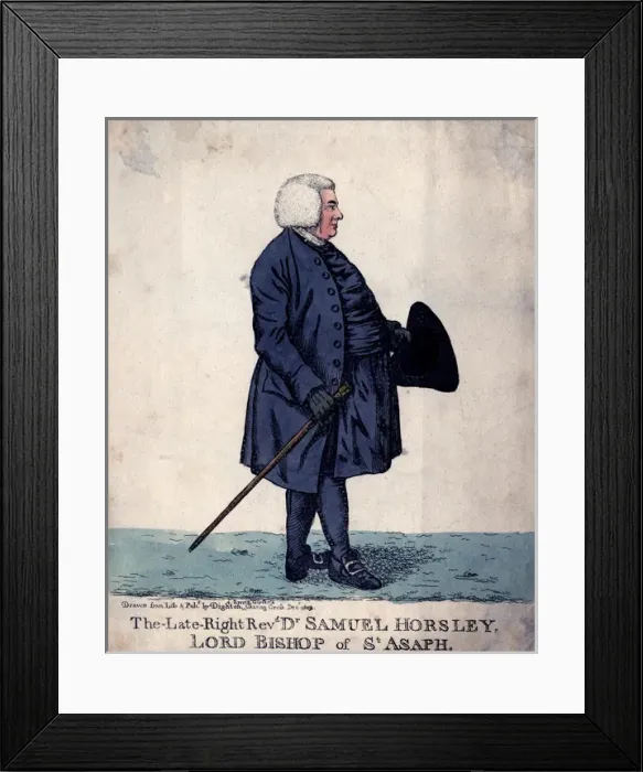 Framed Print : Samuel Horsley, Bishop Framed Print : Samuel Horsley, Bishop