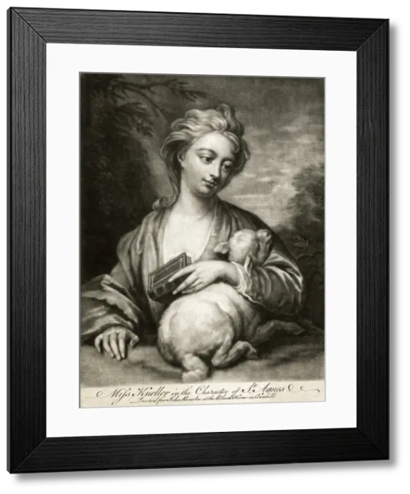 Framed Print : St Agnes / Miss Kneller Framed Print : St Agnes / Miss Kneller