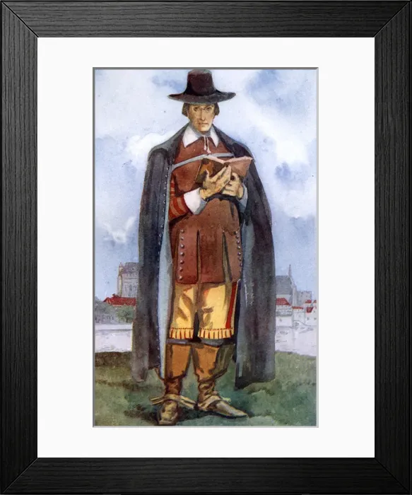 Framed Print : Englishman of 1655 Framed Print : Englishman of 1655