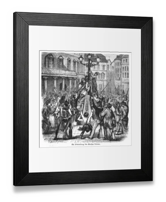 Framed Print : Latour Murdered / Wien Framed Print : Latour Murdered / Wien