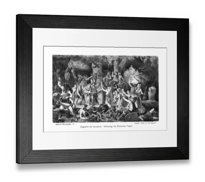 Framed Print : German Victory Feast / 9Ad Framed Print : German Victory Feast / 9Ad