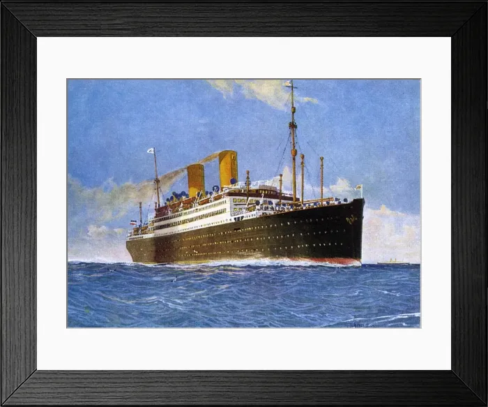 Framed Print : STEAMSHIP BERLIN Framed Print : STEAMSHIP BERLIN