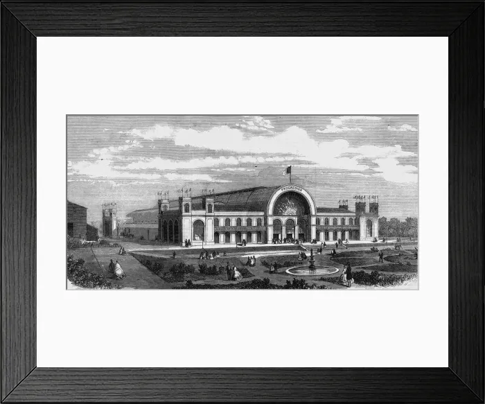 Framed Print : Oporto Exhibition / 1865 Framed Print : Oporto Exhibition / 1865