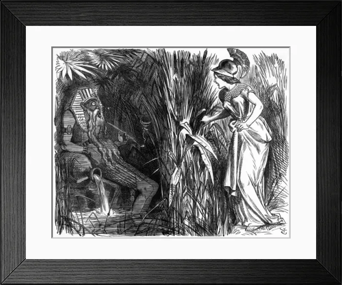 Framed Print : Speke / Grant / Cartoon Framed Print : Speke / Grant / Cartoon