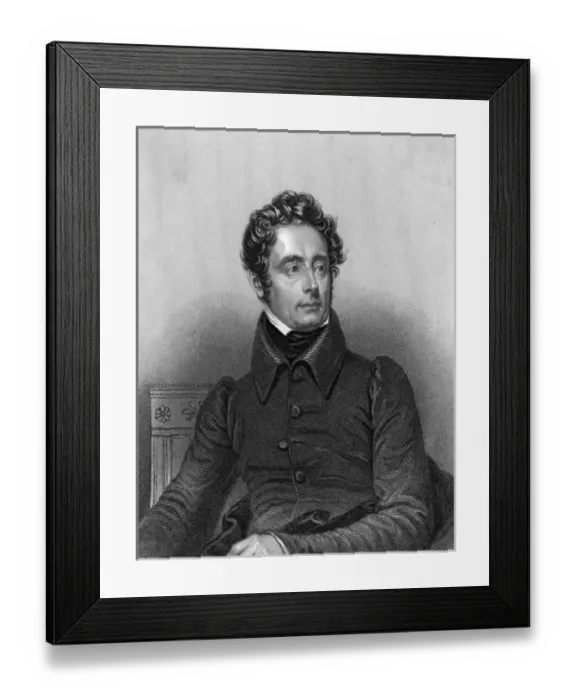 Framed Print : Lamartine / Holl / Gerard Framed Print : Lamartine / Holl / Gerard