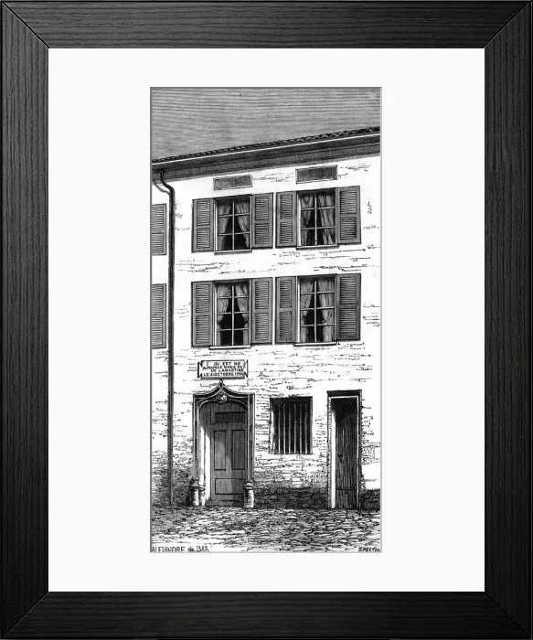 Framed Print : Lamartine / Birthplace Framed Print : Lamartine / Birthplace