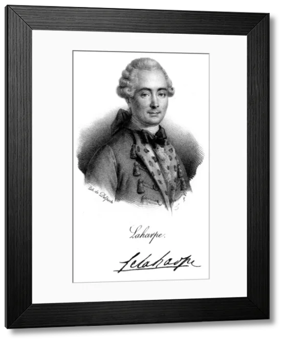 Framed Print : LA HARPE (1739 - 1803)