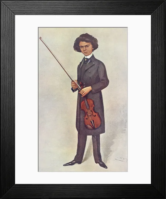 Framed Print : Jan Kubelik / Spy Framed Print : Jan Kubelik / Spy