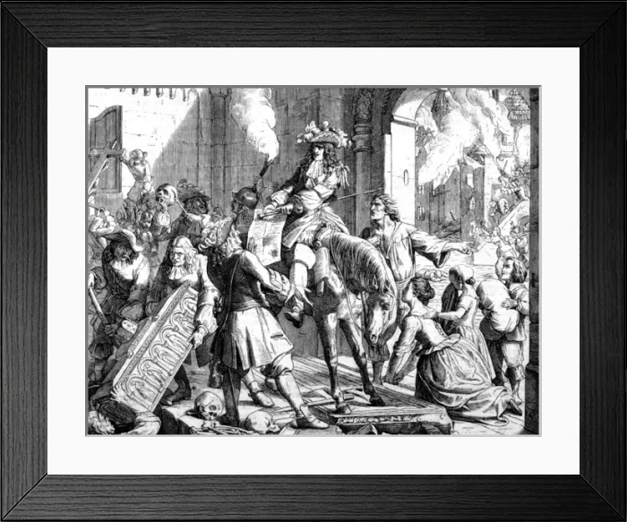 Framed Print : French Invade / Germany Framed Print : French Invade / Germany