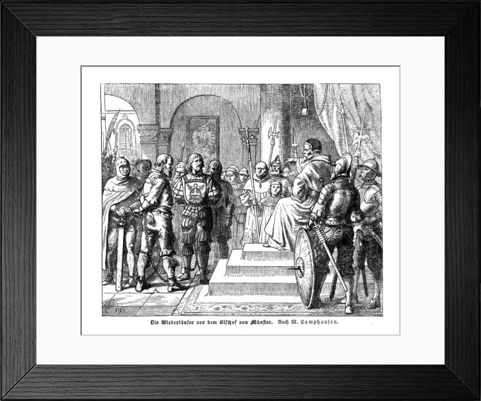 Framed Print : Anabaptists / 1534 Framed Print : Anabaptists / 1534