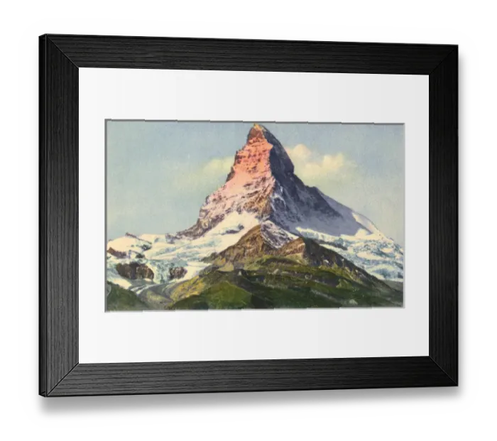 Framed Print : Swiss Alps / Matterhorn Framed Print : Swiss Alps / Matterhorn