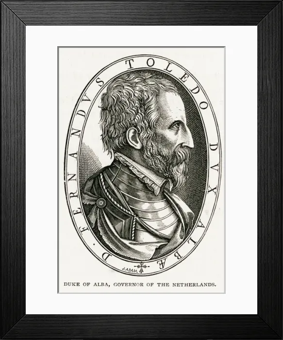 Framed Print : Duke of Alba (Head) Framed Print : Duke of Alba (Head)